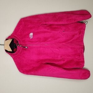 The North Face Womens Pink Fleece Zip Up Jacket